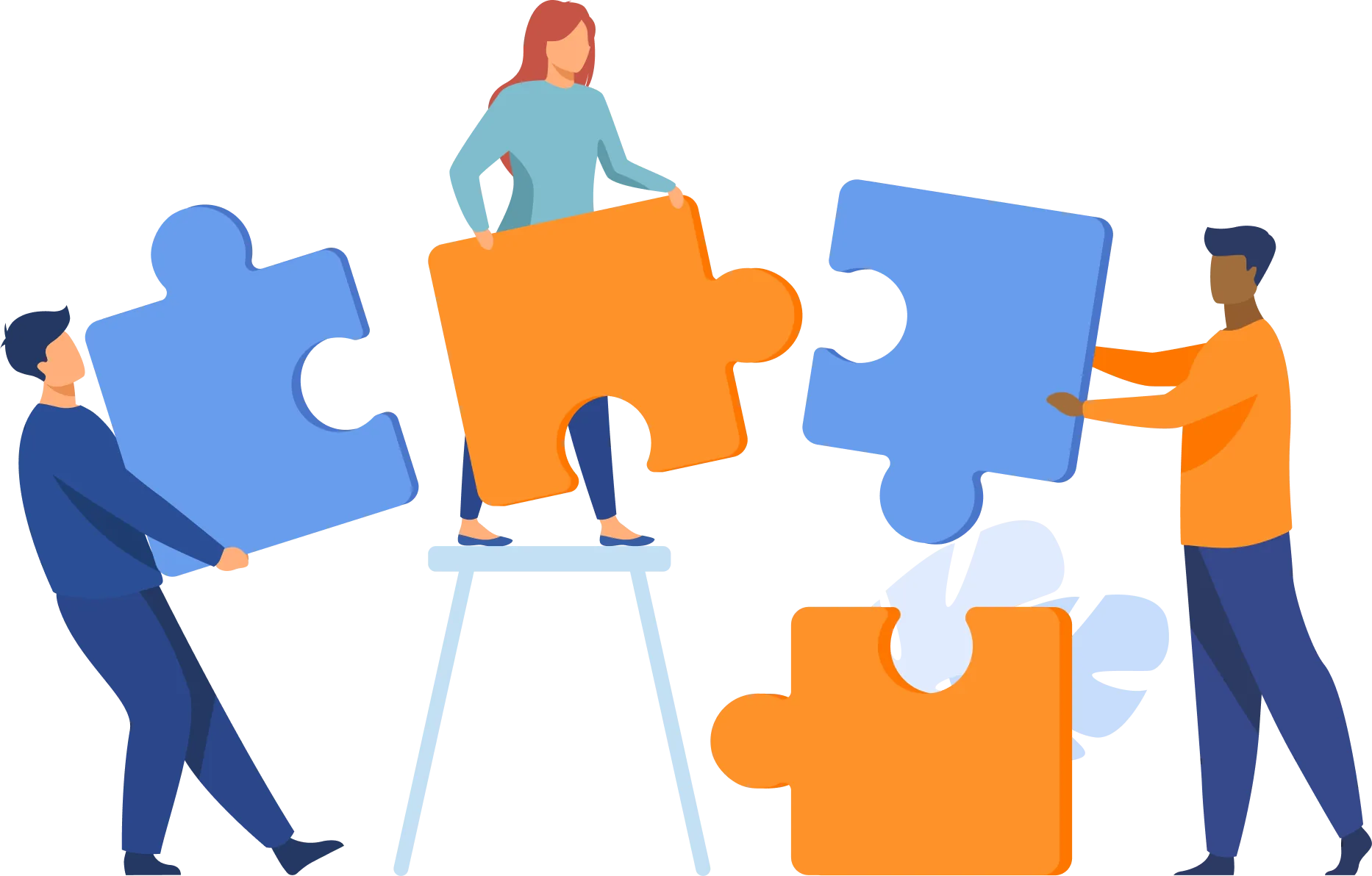 Hiring team at work: reviewers, interviewers and recruiters coordinating evaluations and next steps inside HRBlade